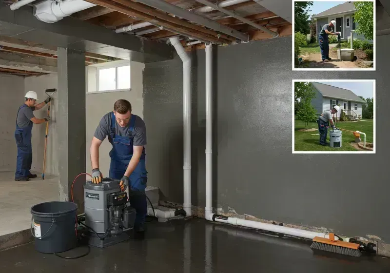 Basement Waterproofing and Flood Prevention process in Oakbrook Terrace, IL